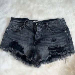 We The Free Free People Jean Shorts